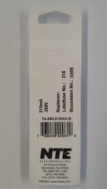 .315 Amp (315mA) S505 Ceramic Fuse (5Pk) Slow Blow 5x20mm