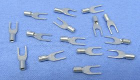 Fork/Spade Non-Insulated 22-18Awg #8 Stud (15Pk)