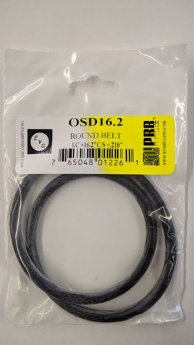OSD16.2 Round Rubber Belt 16.2" IC, .21" Cross Section
