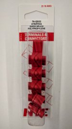 Wire Tap Splice Connector 22-18Awg Red (5Pk)