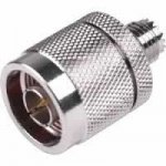 Mini-UHF Jack to N Plug Adapter