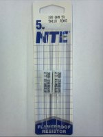 180 Ohm 5W Cerment Power Wirewound Resistor (2Pk) 5% Tolerance