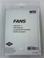 60x60x25mm 12VDC Fan Ball Bearing, 12" Leads