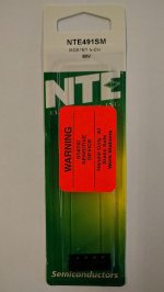 NTE491SM MOSFET N-Ch, Enhancement Mode High Speed Switch