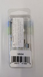 4 Amp 3AG Glass Fuse (5Pk) Fast Acting 1/4"x1-1/4"