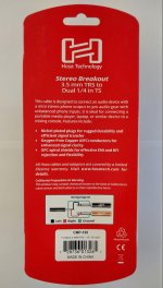 10Ft Stereo Breakout 3.5mm TRS to Dual 1/4in TS