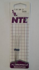 5.6K Ohm, 1/8W, 2% Metal Film Flameproof Resistor (6Pk)