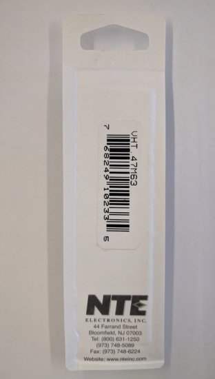 0.47uf 63V 105°C Radial Lead Electrolytic Capacitor