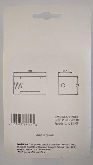 "D" Battery Holder (Solder Lug) 1.5V