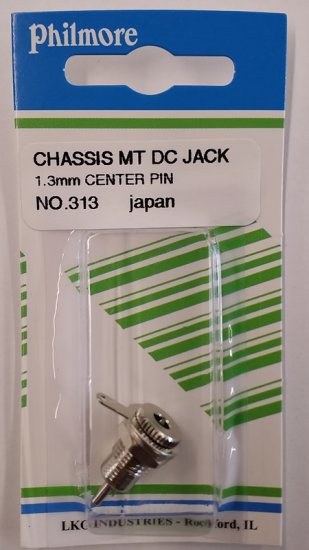 Size ? 3.5/1.3mm Coaxial DC Power Jack Panel Mount Metal Housing