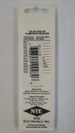 130 Ohm, 1/8W, 2% Metal Film Flameproof Resistor (6Pk)