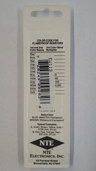 130 Ohm, 1/8W, 2% Metal Film Flameproof Resistor (6Pk)