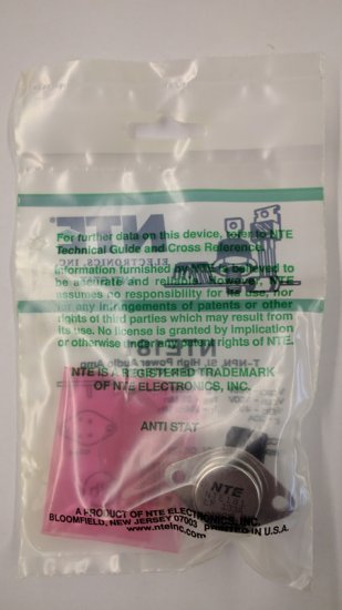NTE181 T-NPN, Si, High Power Audio Amp (Compl to NTE180)