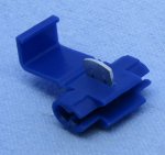 Wire Tap Splice Connector 16-14Awg Blue (8Pk)