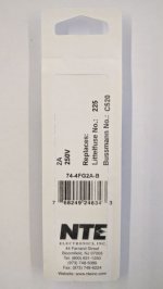 2 Amp (2AG) Fuse (5Pk) Fast Acting 4.5x15mm