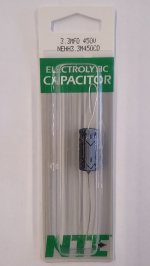 3.3uf 450V Axial Lead Electrolytic Capacitor