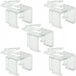 8P8C Quick Snap Latch Replacement (5Pk) Clear