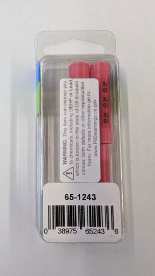 Butt Connector Seamless Insulated 8Awg (4Pk) Red Vinyl
