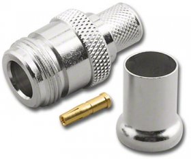 N Jack Crimp-On 3-Piece RG-8,11,213