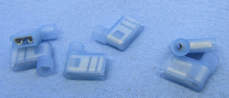 Flag Quick Connect Female Fully-Insulated 16-14Awg 0.250\" (6Pk)