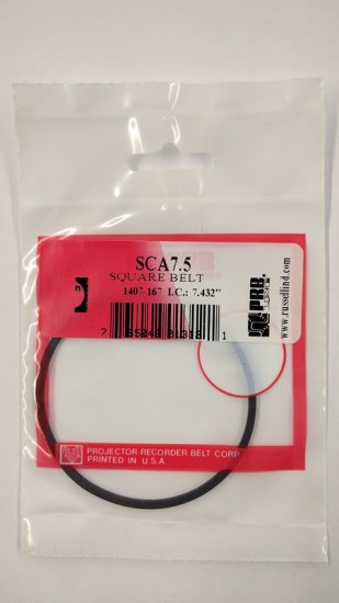 SCA7.5 Square Belt 7.5\" IC, .08\" CS, .08\" Wall Thickness