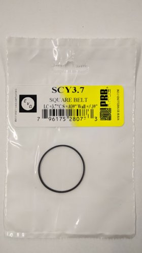 SCY3.7 Square Belt 3.7" IC, .039" CS, .039" Wall Thickness