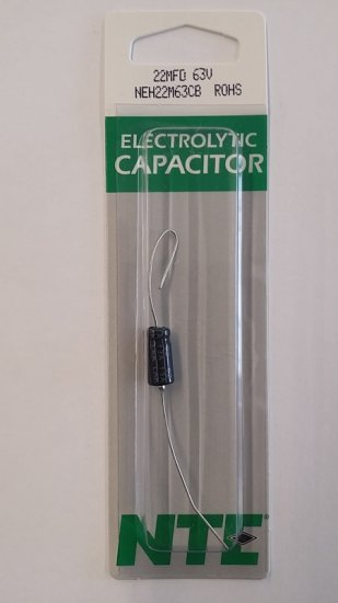 22uf 63V Axial Lead Electrolytic Capacitor