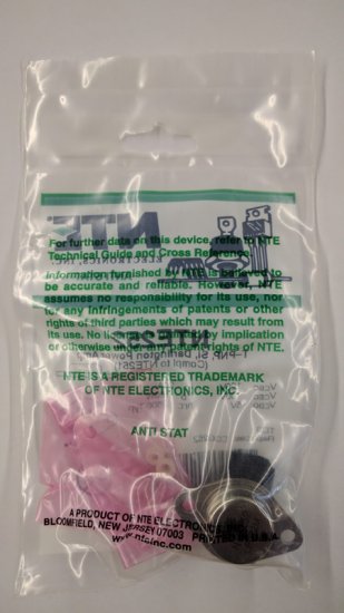 NTE252 T-PNP, Si, Darlington Power Amp (Compl to NTE251)