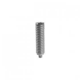 3" Medium Duty Stainless Antenna Spring w/Hex Nut