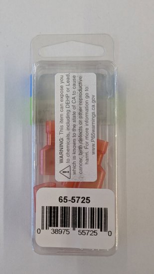 Quick Connect Male Fully-Insulated Nylon 22-18Awg 0.250" (6Pk)