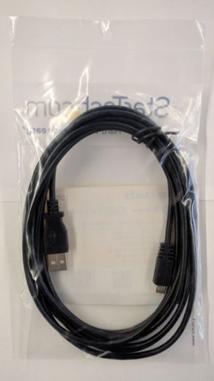 10Ft Micro USB Cable - A to Micro B