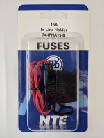 Blade (ATC) In-Line Fuse Holder 15Amp 16Awg