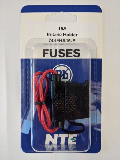 Blade (ATC) In-Line Fuse Holder 15Amp 16Awg
