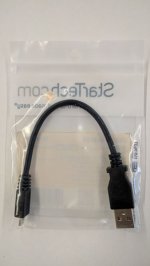 6in Micro USB Cable - A to Micro B
