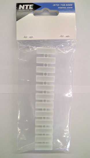 12-Pole 50Amp 300V Euro Terminal Block 11.5mm Pitch 14-8Awg