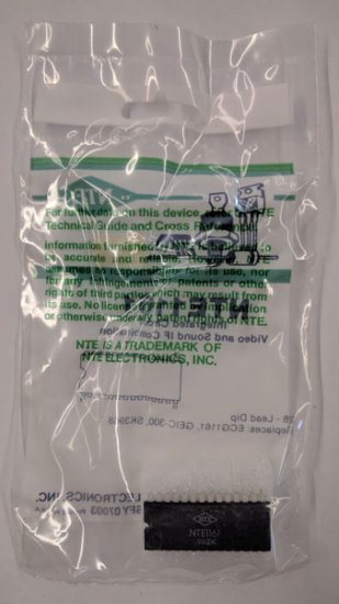NTE1161 IC, TV Video/Sound IF Amp, Detector, 28-Lead DIP