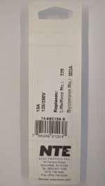 15 Amp (MDA) Ceramic Fuse (5Pk) Slow Blow 6x30mm