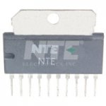NTE1278 IC, Audio Power Amp, 5.8W, 10-Lead SIP