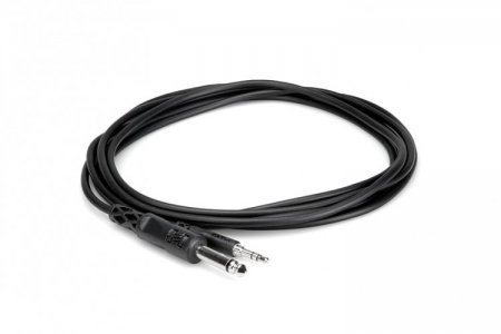 5Ft Mono Interconnect Cable 1/4in TS to 3.5mm TRS