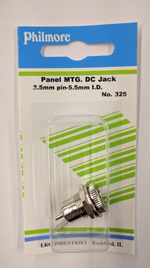 2.5mm/5.5mm Size "N" Coaxial Power Jack Panel Mount