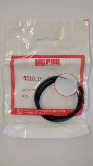 OC10.9 Round Rubber Belt 10.9\" IC, .139\" Cross Section