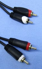 3Ft Gold Dual RCA Cable