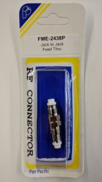 FME Coupler, FME Jack to FME Jack