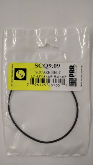 SCQ9.09 Square Belt 9.09\" IC, .055\" CS, .055\" Wall Thickness