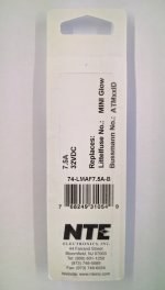 7.5 Amp Brown (ATM) Lighted Mini-Blade Fuse 32V (5Pk)Fast Acting