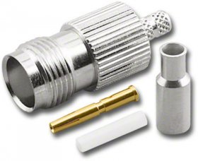 TNC Jack 3-Piece Crimp-On RG-174/U RG-316/U