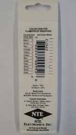 43K Ohm, 1/8W, 2% Metal Film Flameproof Resistor (6Pk)