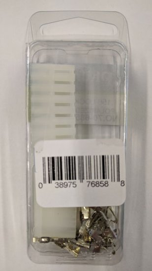 8-Pole 0.156" Center Crimp Type Locking Connecor (2Pk)