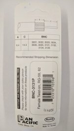 BNC Jack Twist-On RG-59/U