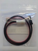 Radio OEM-T Connector to Powerpole Connector 18 in. Cable